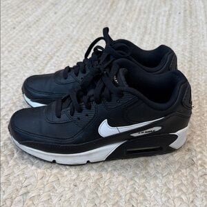 Nike Kids Black and White Air Sneakers